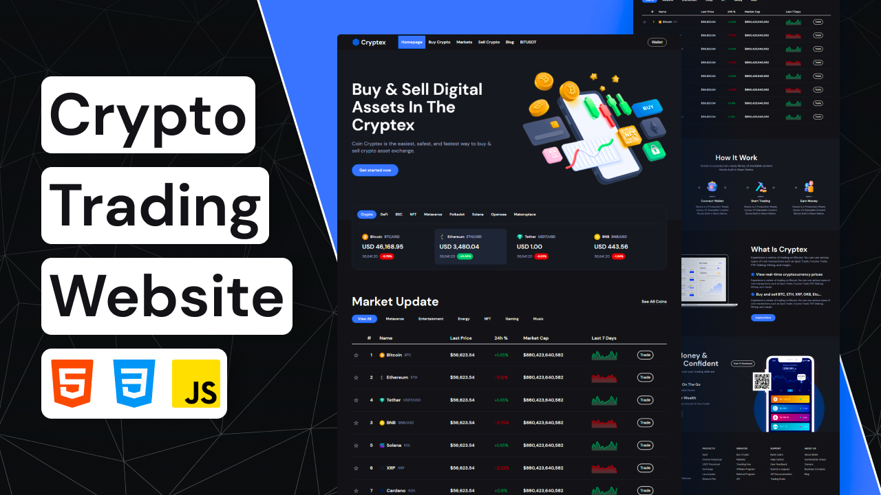 Crypto Compare - All in One Cryptocurrency PHP Script | InkThemes