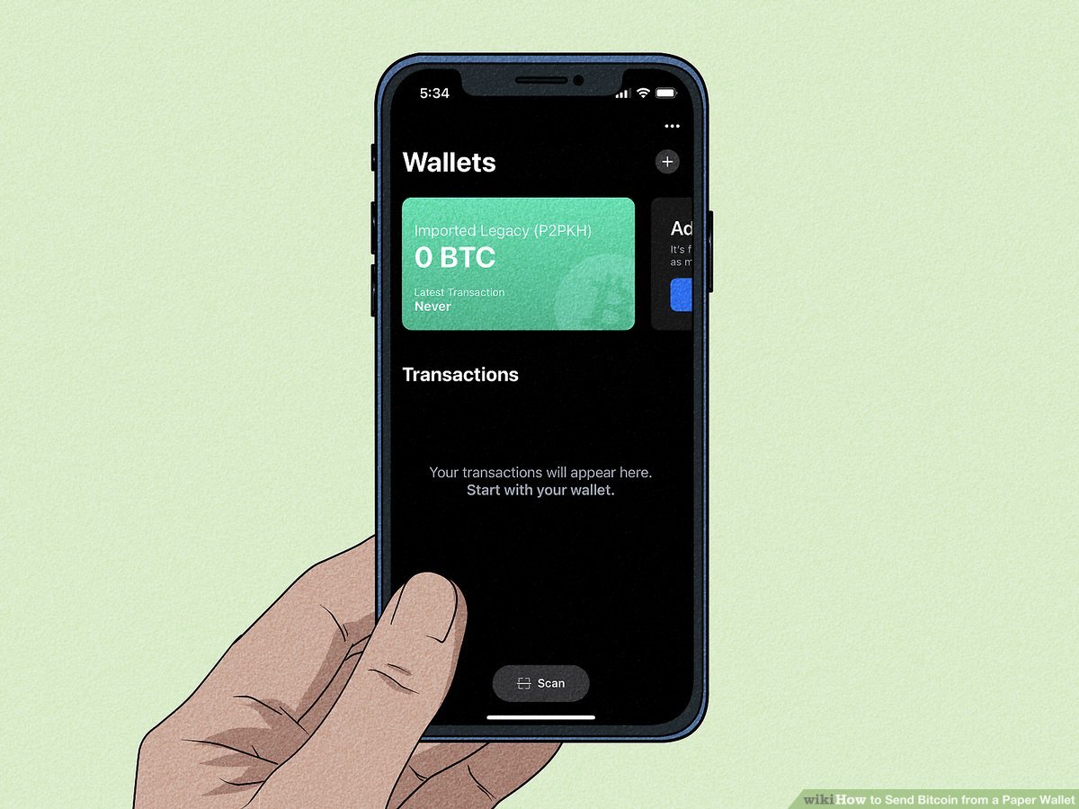 How To Send or Transfer Bitcoin From Paper Wallet