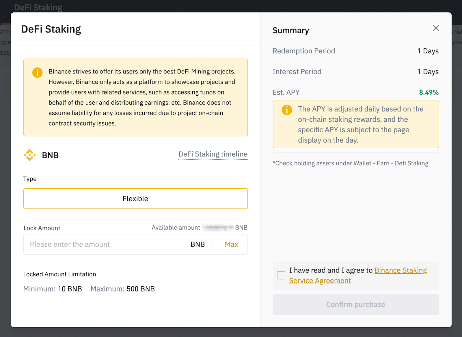 Binance Staking Calculator - Coinando