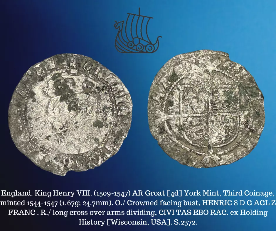 Charles I York Mint A over R in error Halfcrown – M & H