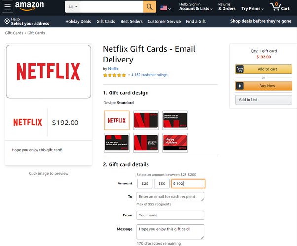 Buy access to Netflix resources from $ 