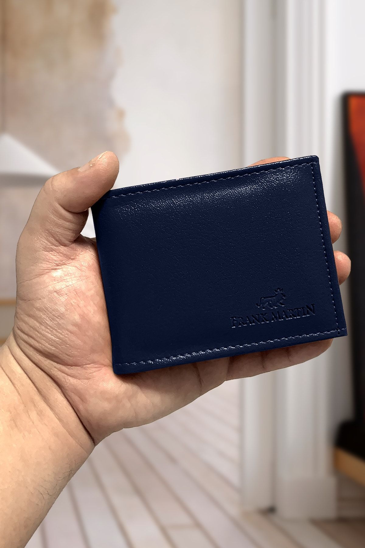 Navy Blue Wallet – Nelson Were