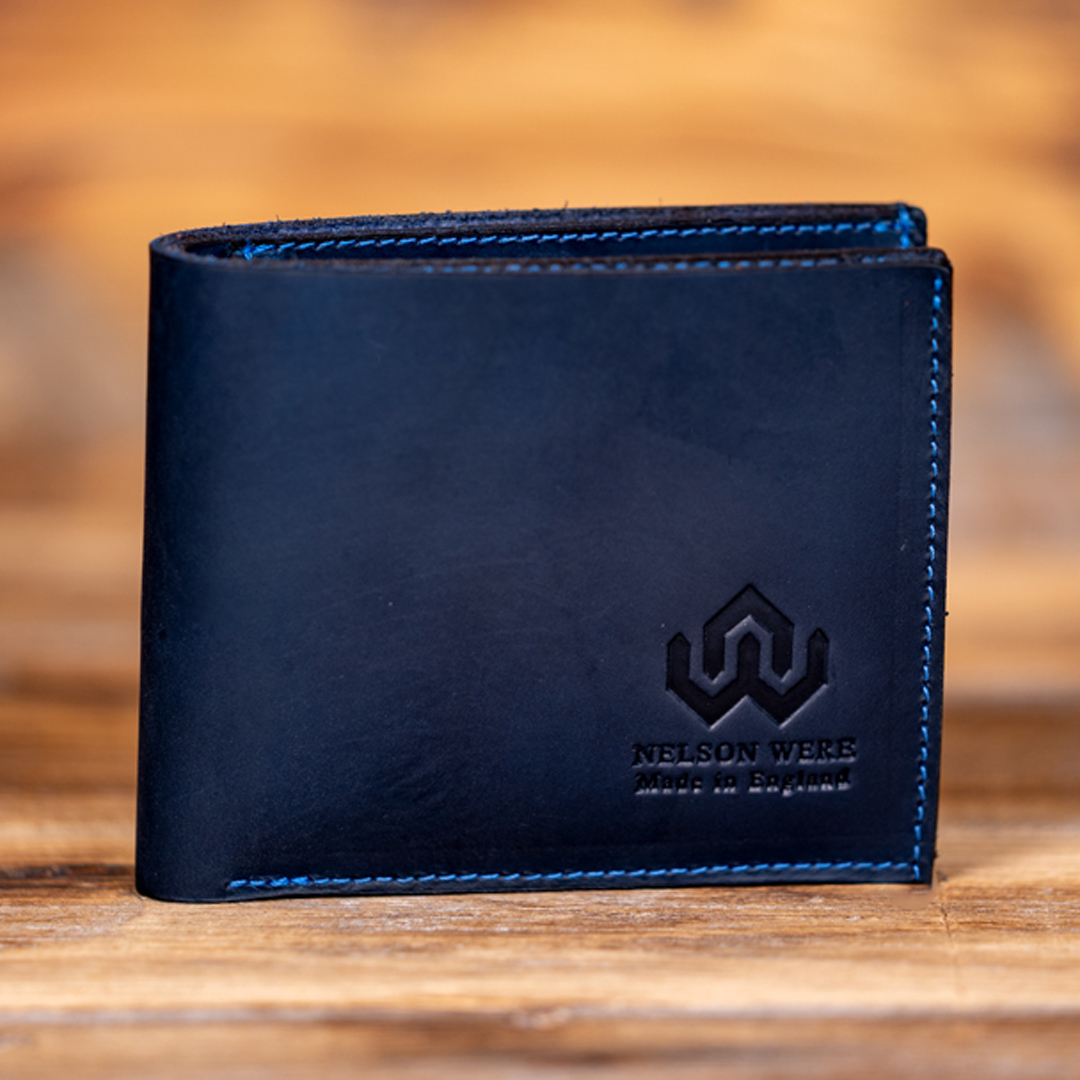 Zilli Black Blue Leather Wallet | IsuiT