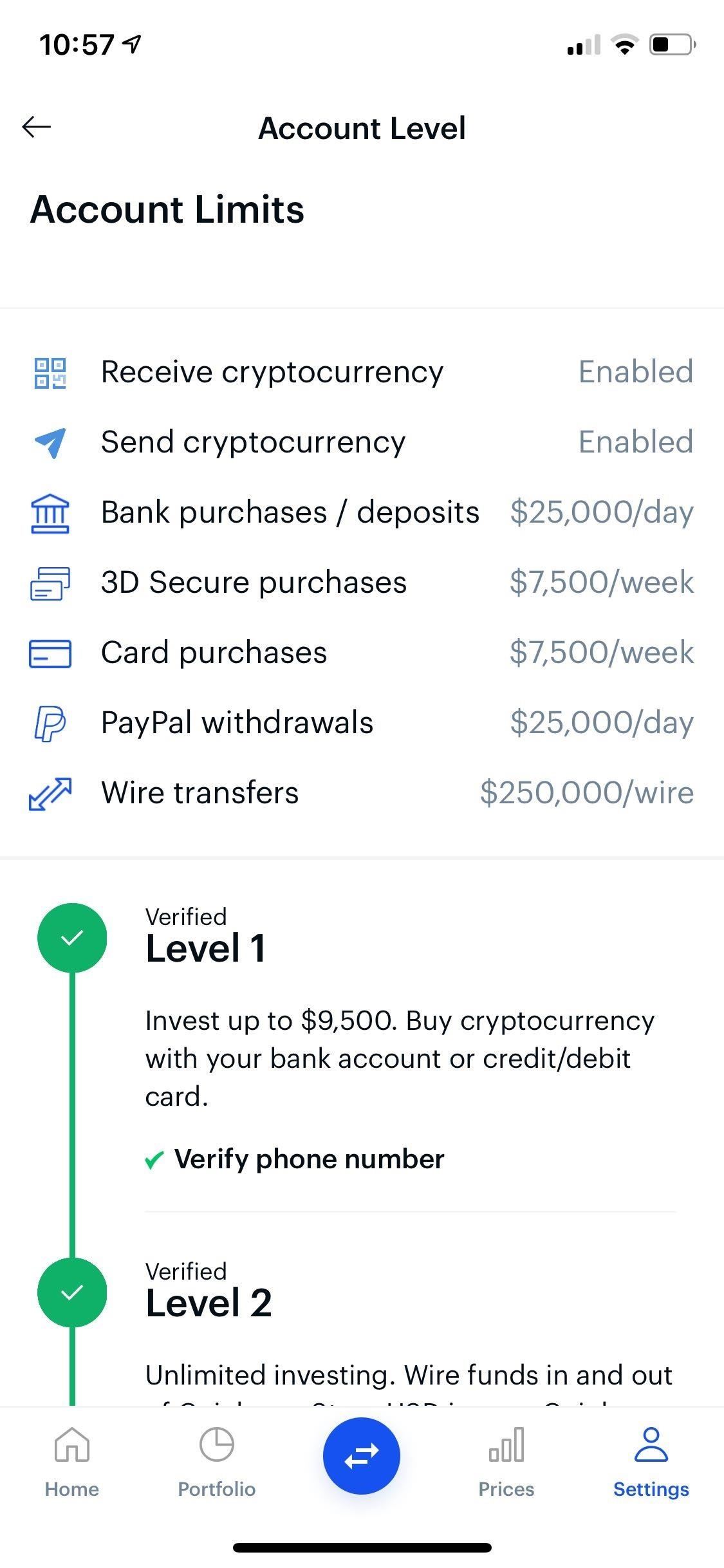 Monzo Help - What are the spending limits for accounts?