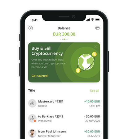 Cryptocurrency - NETELLER