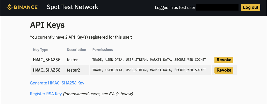 Binance API Documentation