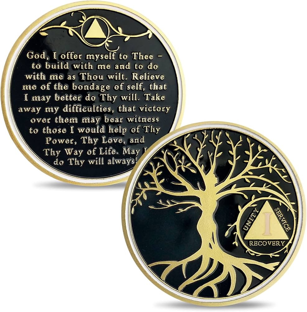 AA 12 Step Recovery Medallions | Sobriety Chips and Coins