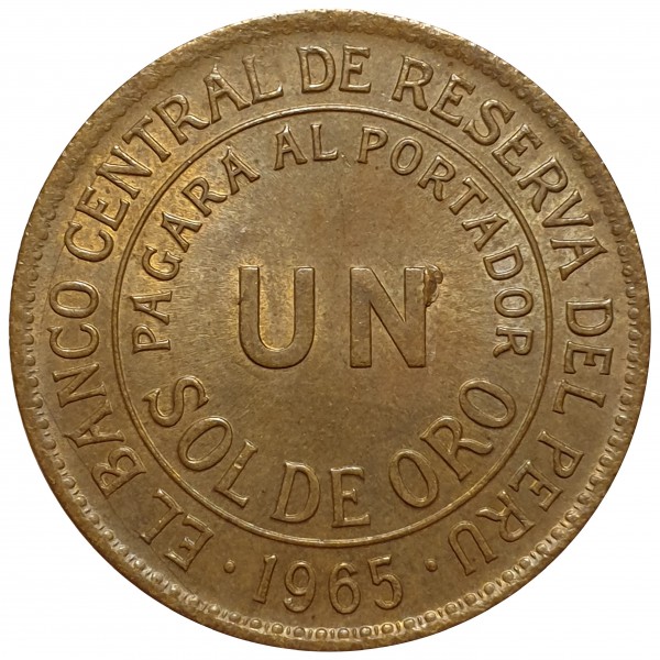 1 Sol de Oro Peru , KM# | CoinBrothers Catalog