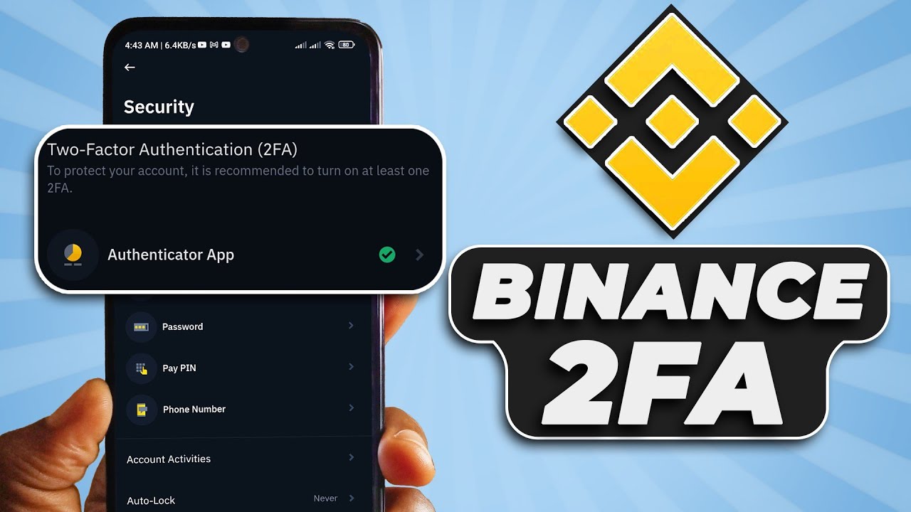 How to enable 2FA on Binance