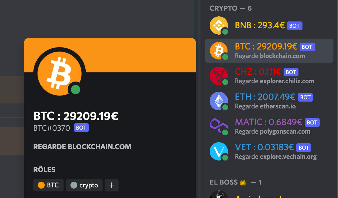 BTC Ticker Bot | Discord App Directory