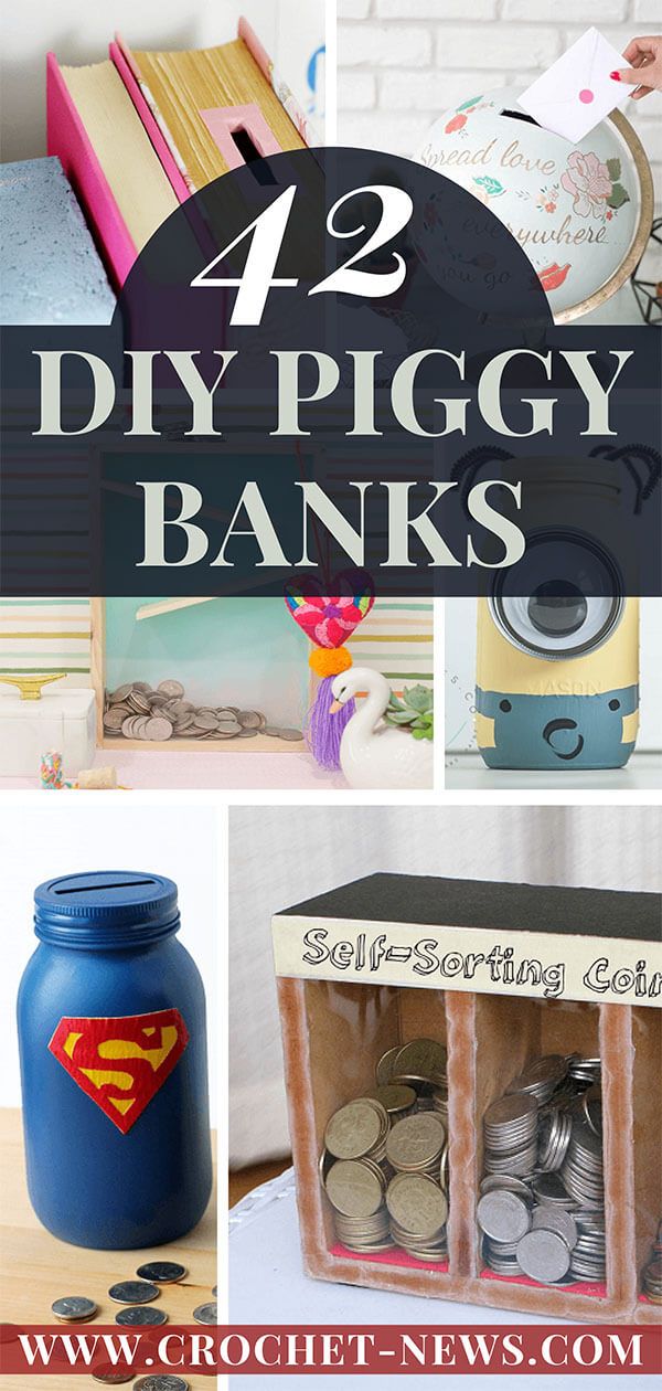 20 Fun DIY Piggy Banks that Encourage Saving | Piggy bank diy, Piggy bank, Piggy bank craft