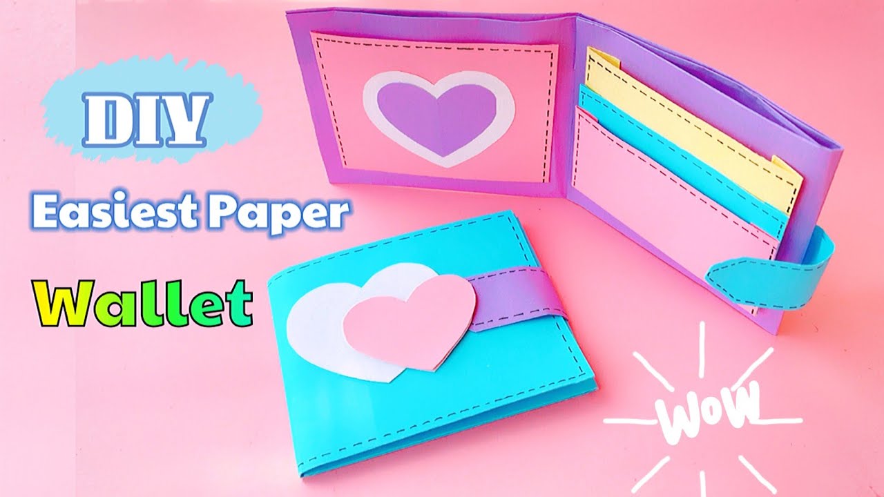 DIY Paper Wallets for Kids to Make - Craftsy Hacks