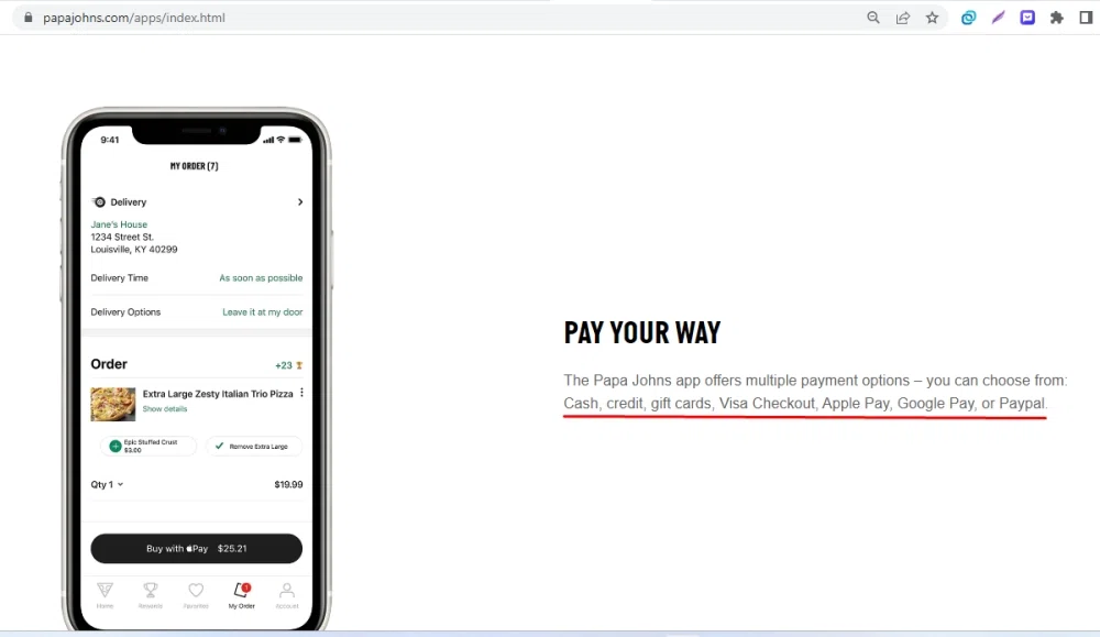 Papa John’s Pay Options Now Include PayPal | 1001fish.ru
