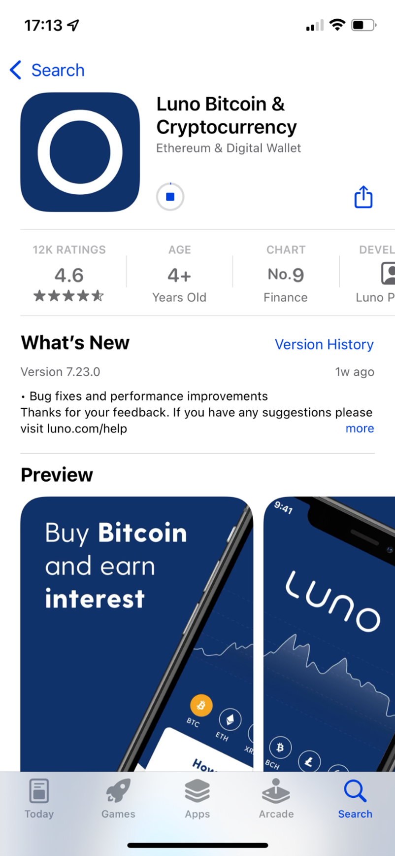 Luno: Buy Bitcoin, Ethereum & Cryptocurrency Now APK Fast Download.