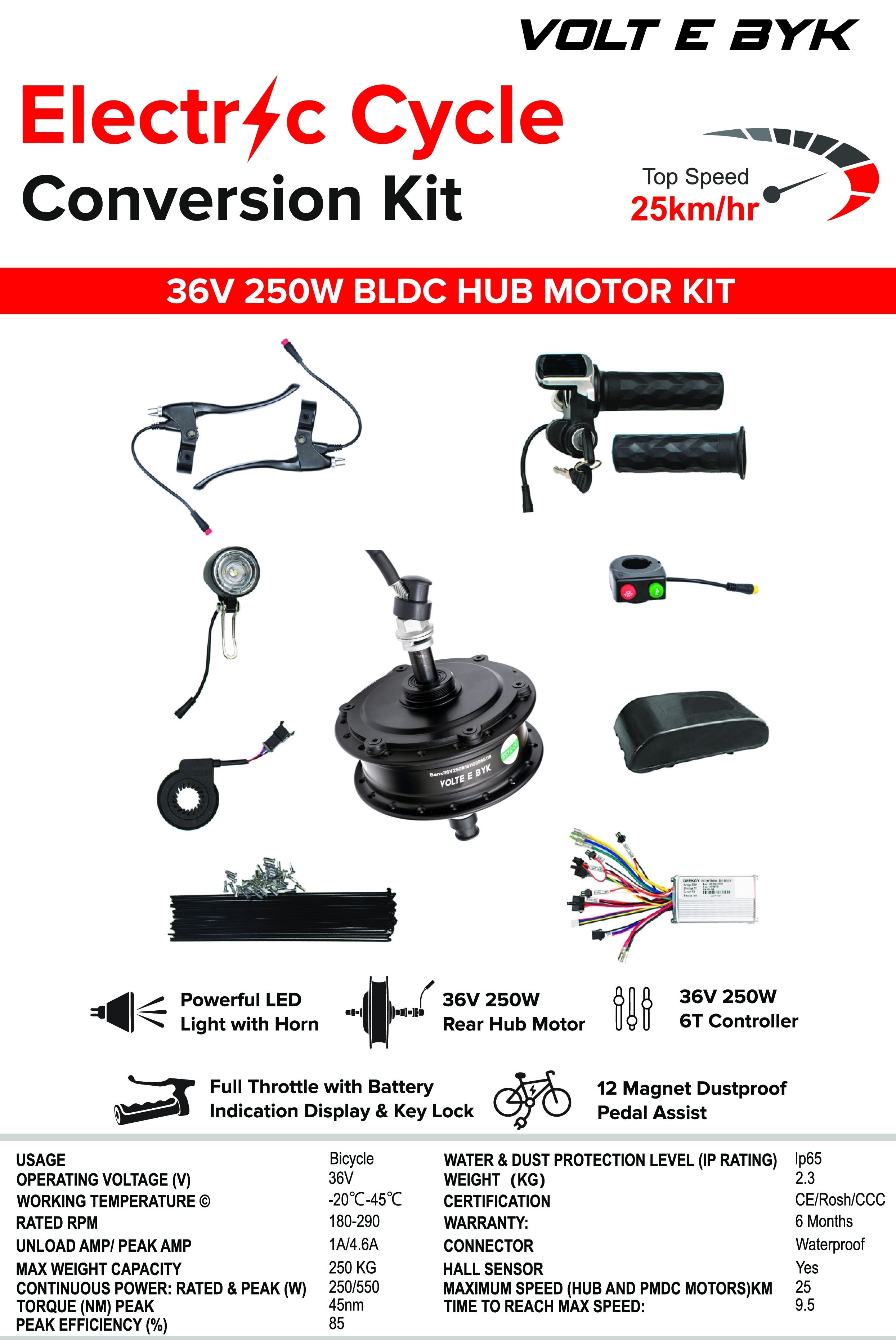 Dhruv Vidyut – BOLT ON E-CONVERSION KIT FOR BICYCLES AND TRICYCLES