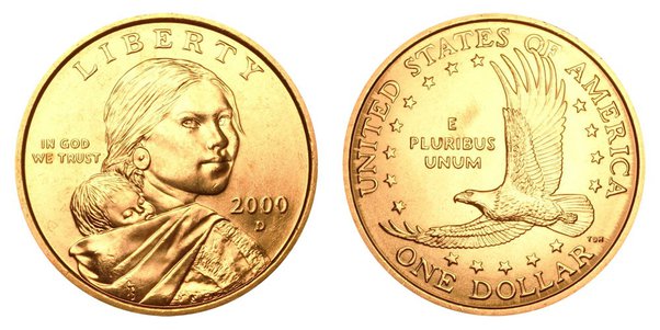 Value of Gold Sacagawea One Dollar Coins | Sacagawea Price Guide