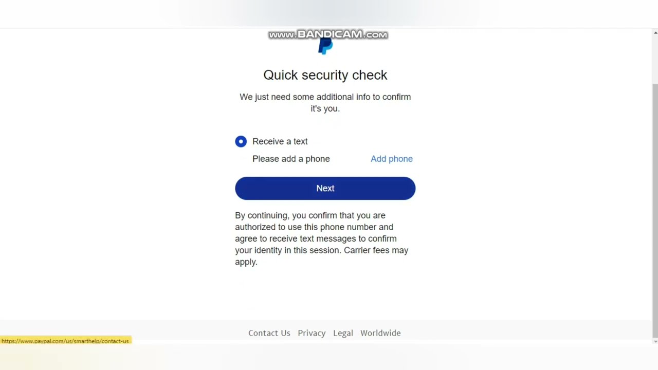 Why do I have to complete a security check? | PayPal GB