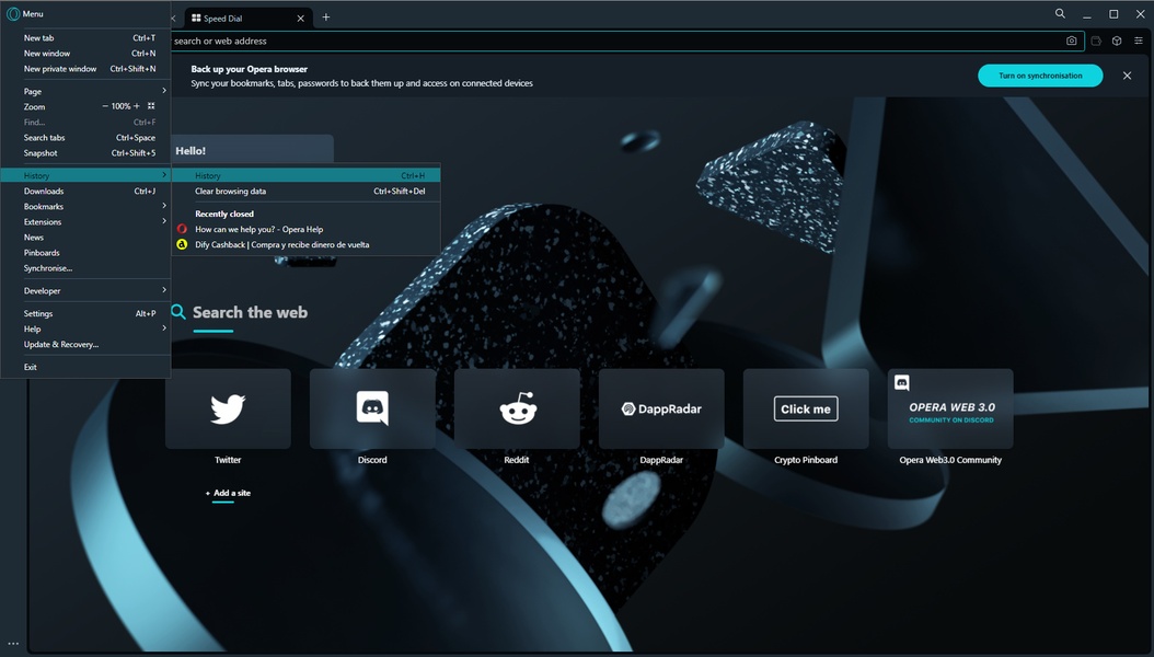 Download and Play Opera Crypto Browser on PC - LD SPACE