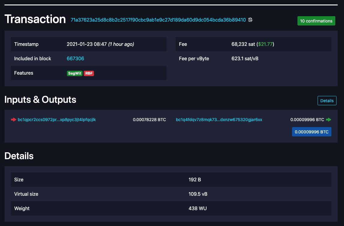 FAQ - mempool - Bitcoin Explorer