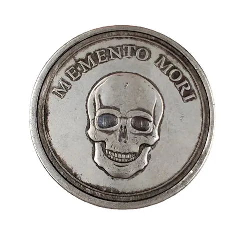 Memento Mori - Memento Vivere Reminder Silver Coin | Shire Post Mint