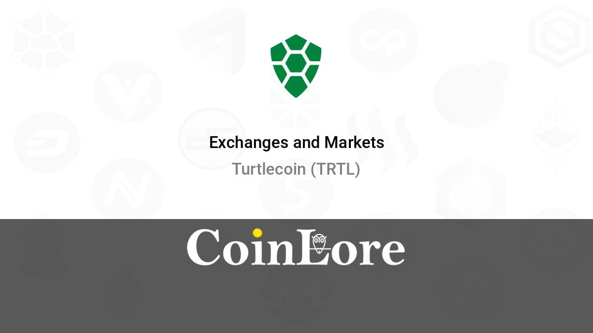 TurtleCoin price today, TRTL to USD live price, marketcap and chart | CoinMarketCap