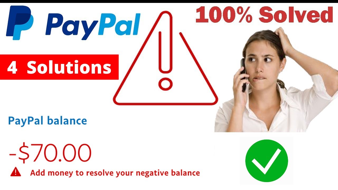 What should I do if my balance is negative? | PayPal US