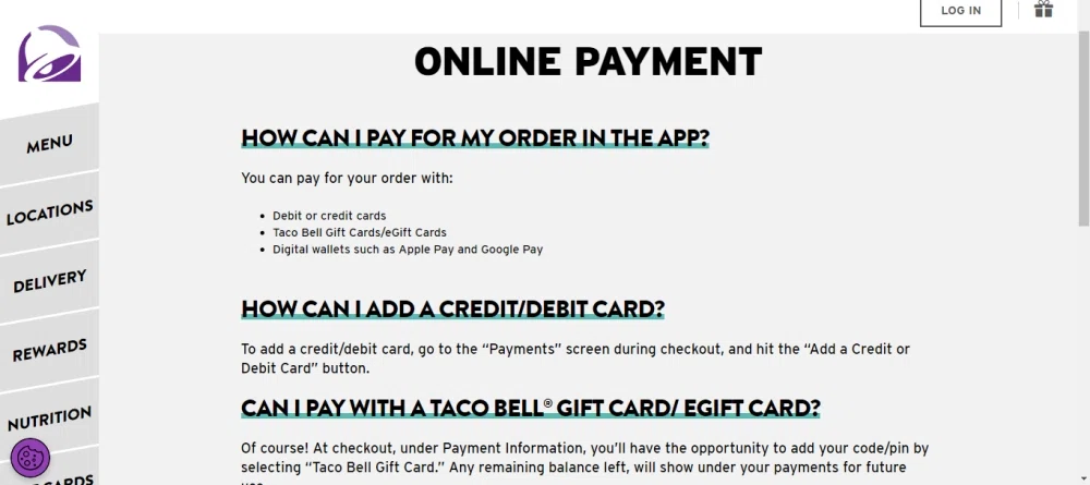 Does Taco Bell Take PayPal? Taco Bell Payment Methods