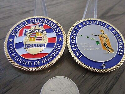 Honolulu Police Department Hawaii HPD Challenge Coin – One World Treasures