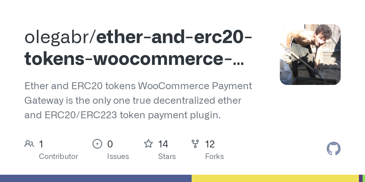 WooCommerce ERC20 Payment Gateway - Wordpress plugin