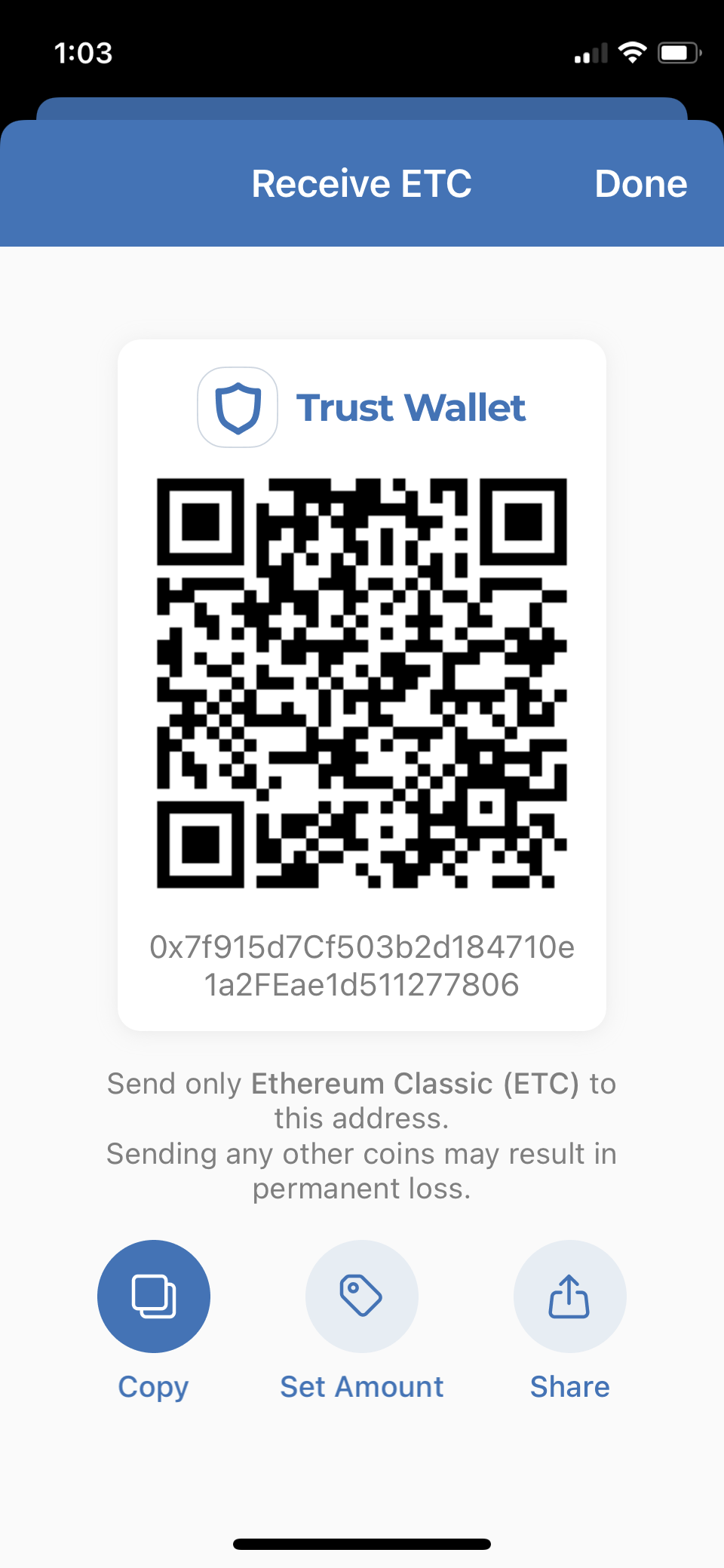 Ethereum Classic (ETC) Wallet | 1001fish.ru Wallet