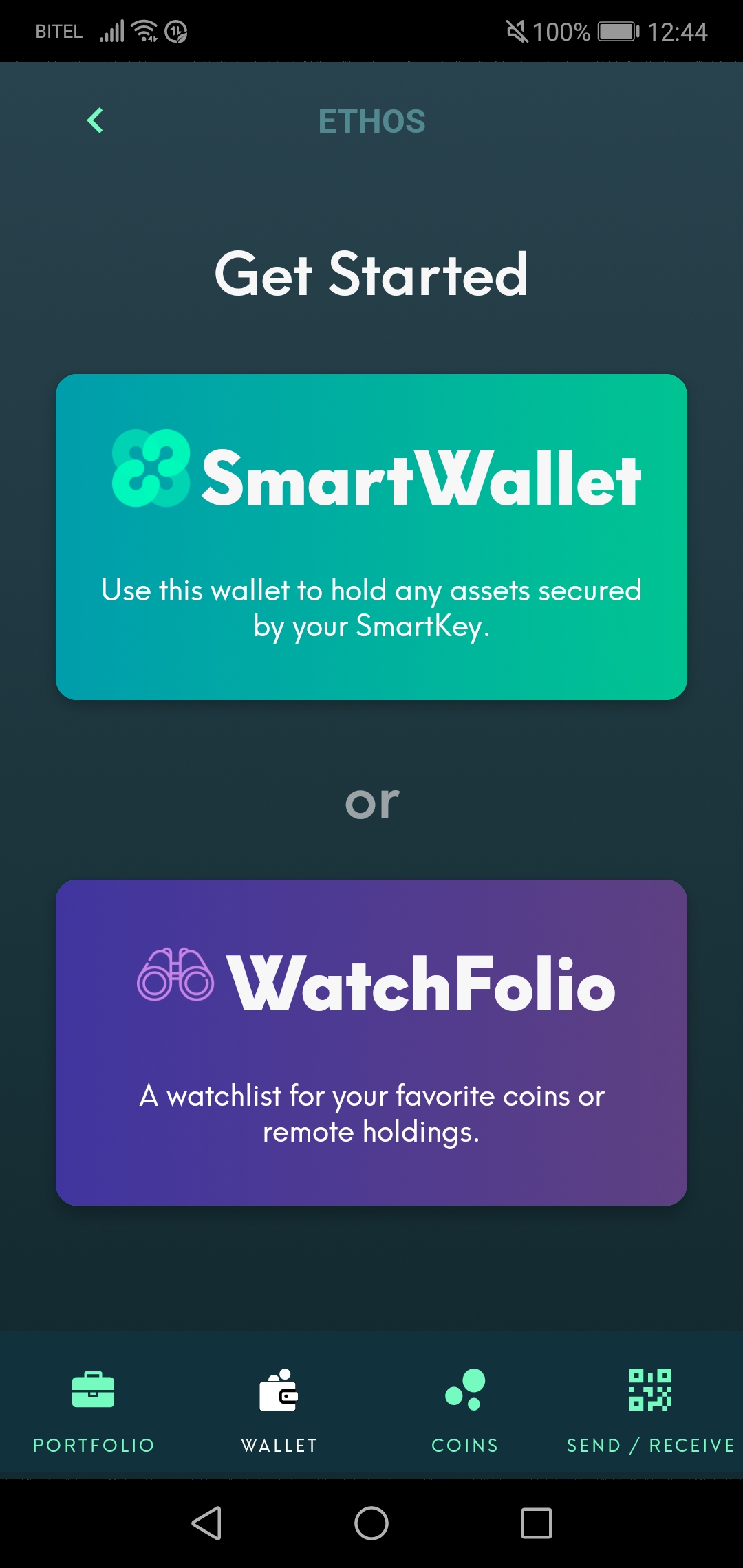 Ethos Wallet Review ▷ An all-rounder among the crypto wallets?