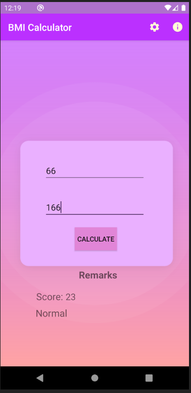 BMI Calculator - Android App Source Code by Elveeinfotech | Codester