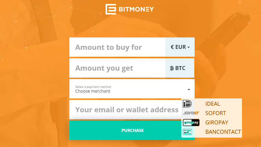 Buy crypto in the BitBoxApp