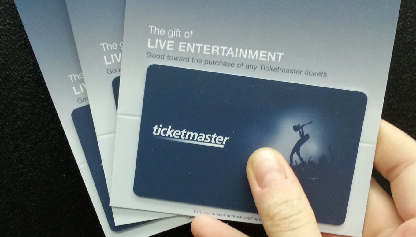 Sell Ticketmaster Gift Cards - Get More at 1001fish.ru