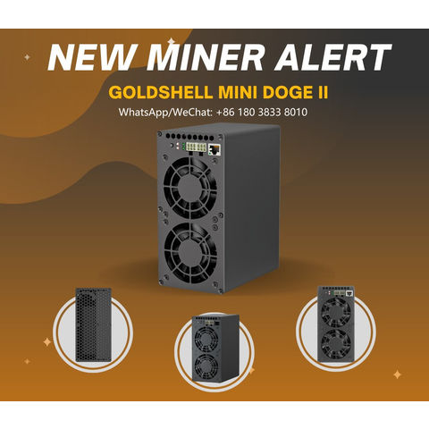 Goldshell Mini-Doge RGB DOGECOIN & LITECOIN Crypto Mining ASIC (No PSU) WIFI - Helia Beer Co