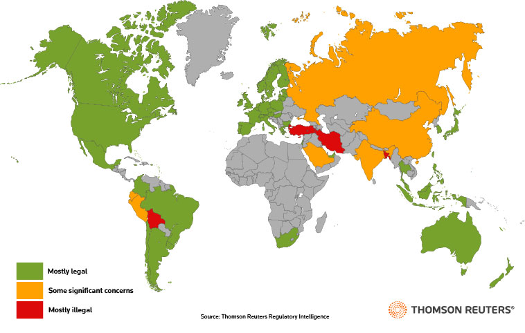 Cryptocurrency and crypto-assets - mapping the regulation | Digital Watch Observatory