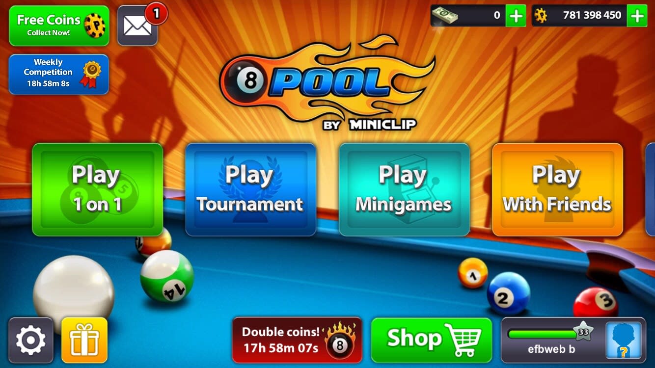 8 Ball Pool Free Account - 8 Ball Pool Reward Link - Free Coin, Cue And Cash