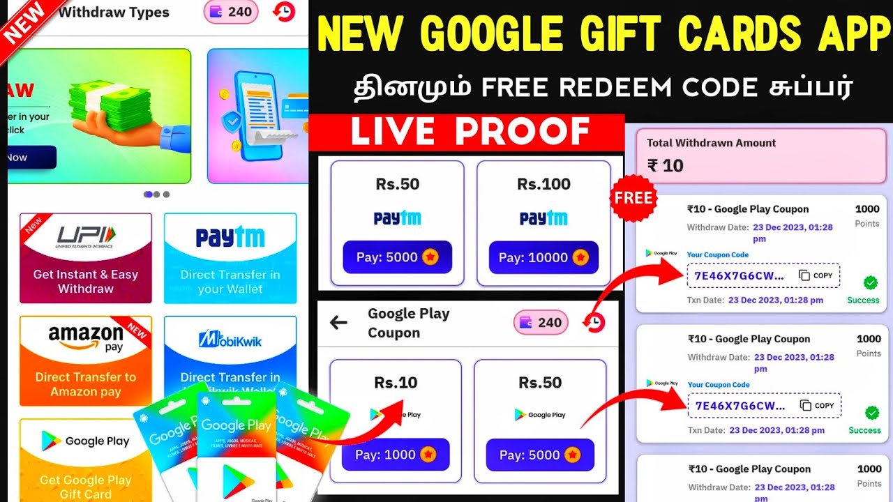 Redeem a Google Play gift card, gift code or promotional code - Google Play Help