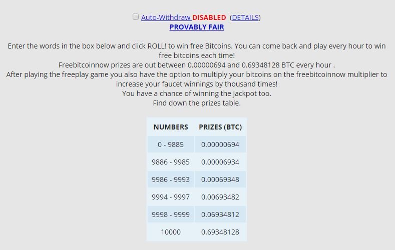 Dice - Gambling - pay with Bitcoin and Altcoins