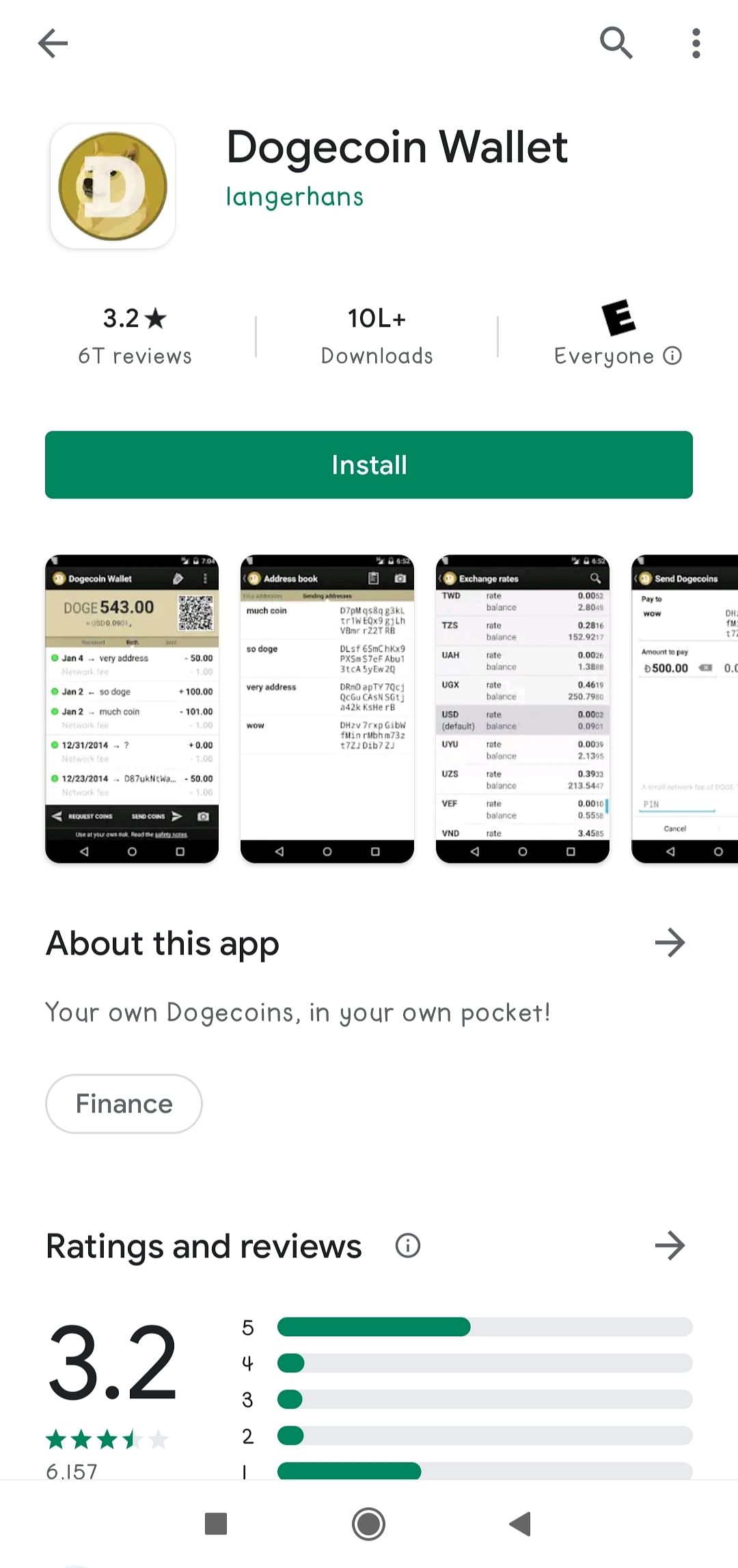 Dogecoin Wallet - APK Download for Android | Aptoide