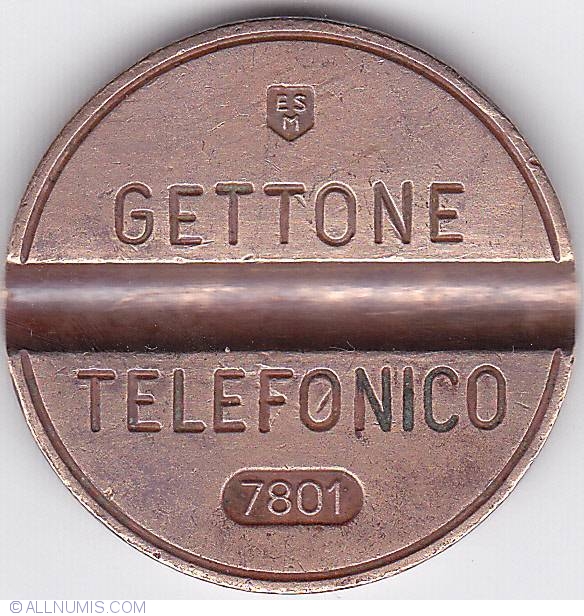 Gettone Telefonico (ESM) () - Post and telephone tokens - LastDodo