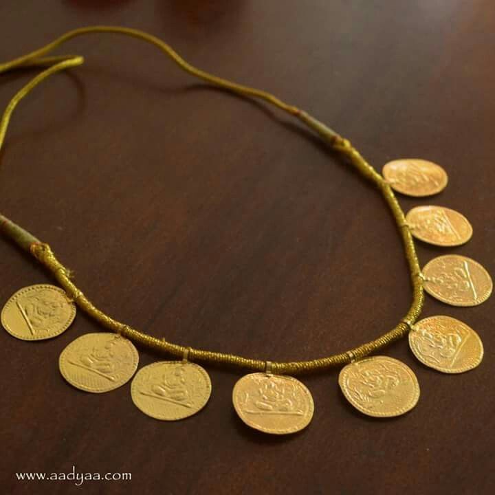 Buy quality Gold Laxmi Coin Design Haar in Pune