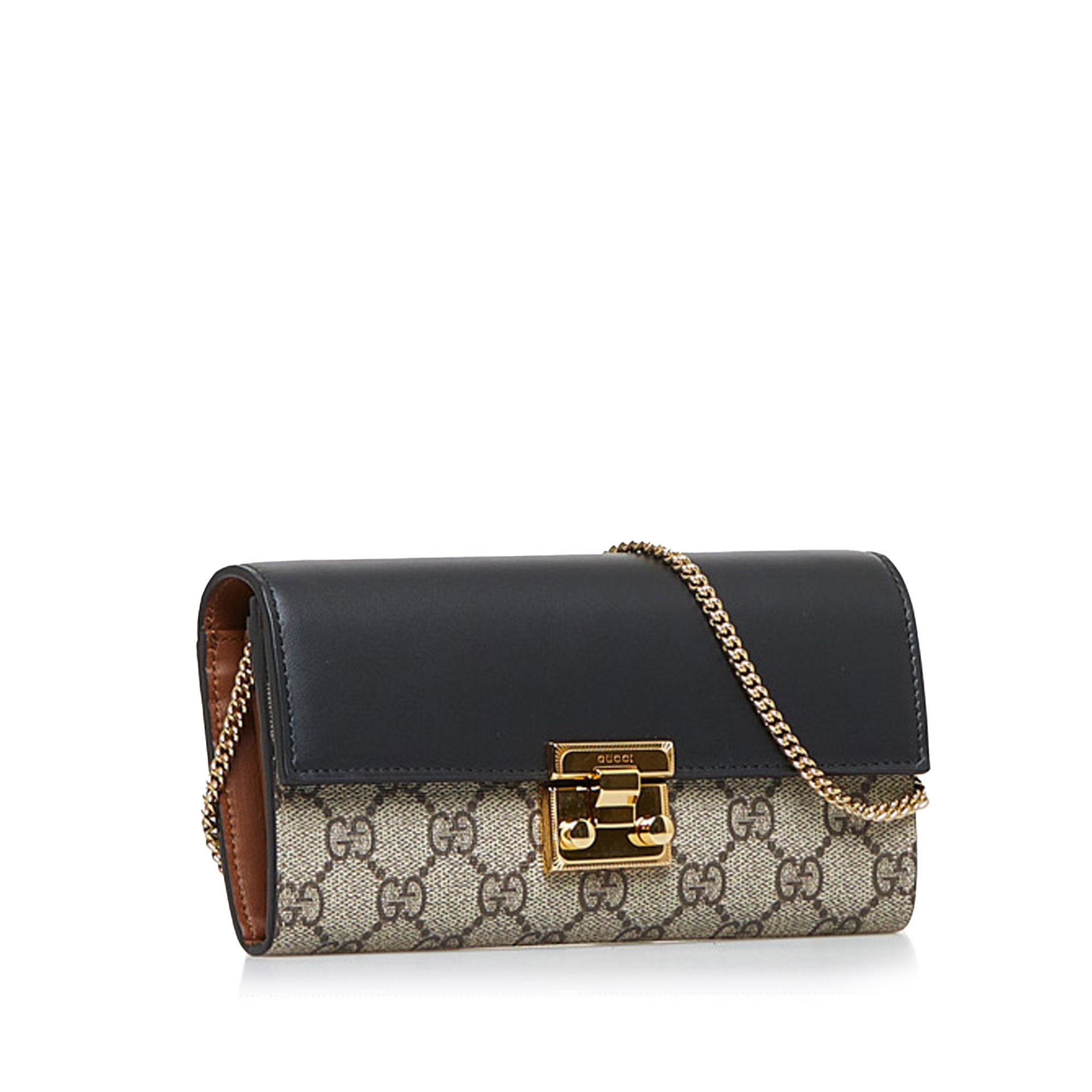 Gucci Guccissima Padlock Wallet On Chain (SHG-xZXtM2) – LuxeDH