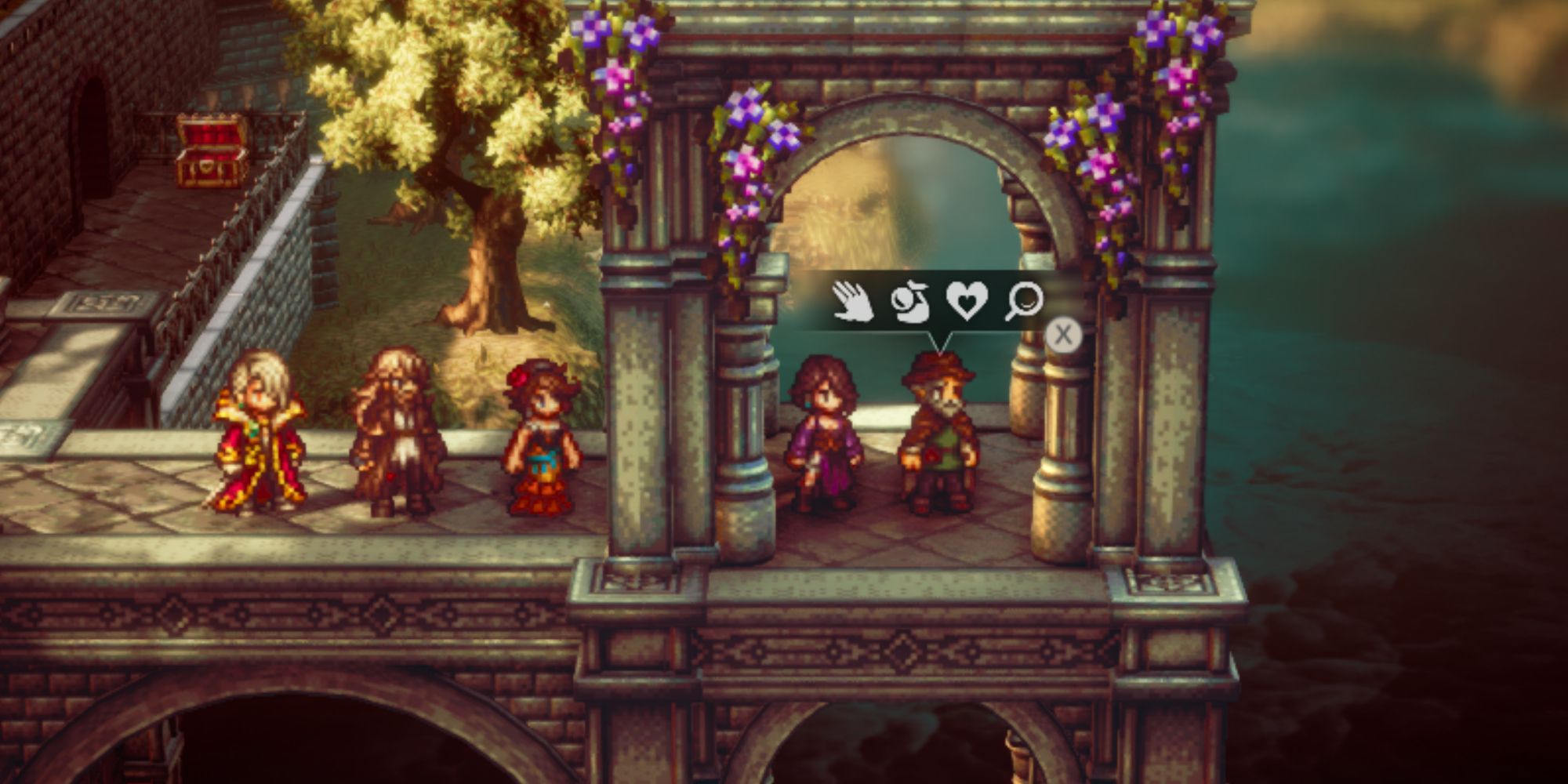 Octopath Traveler II – Harborlands Path Actions For Possessions