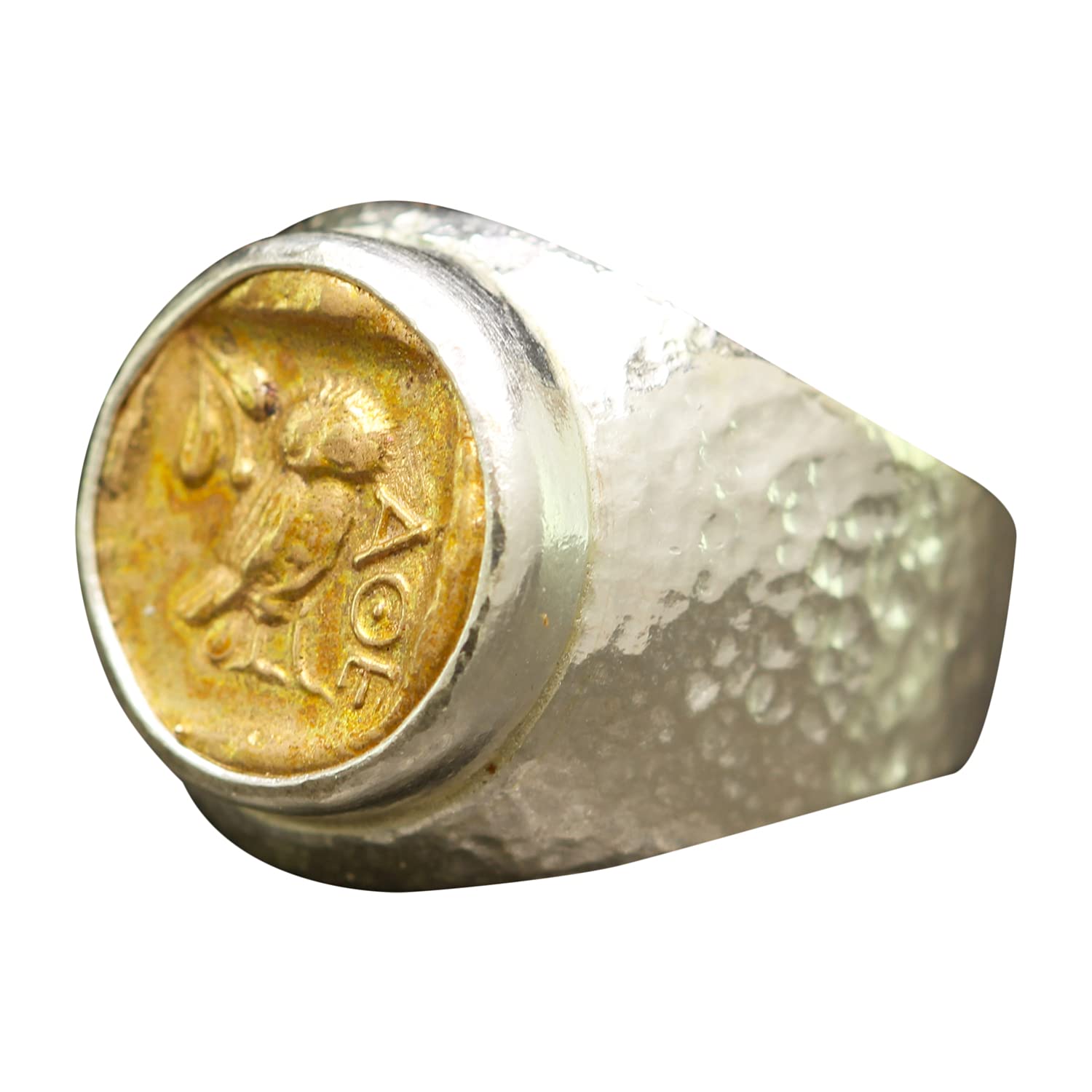 Coin Ring one half real 18k — Everett Designs