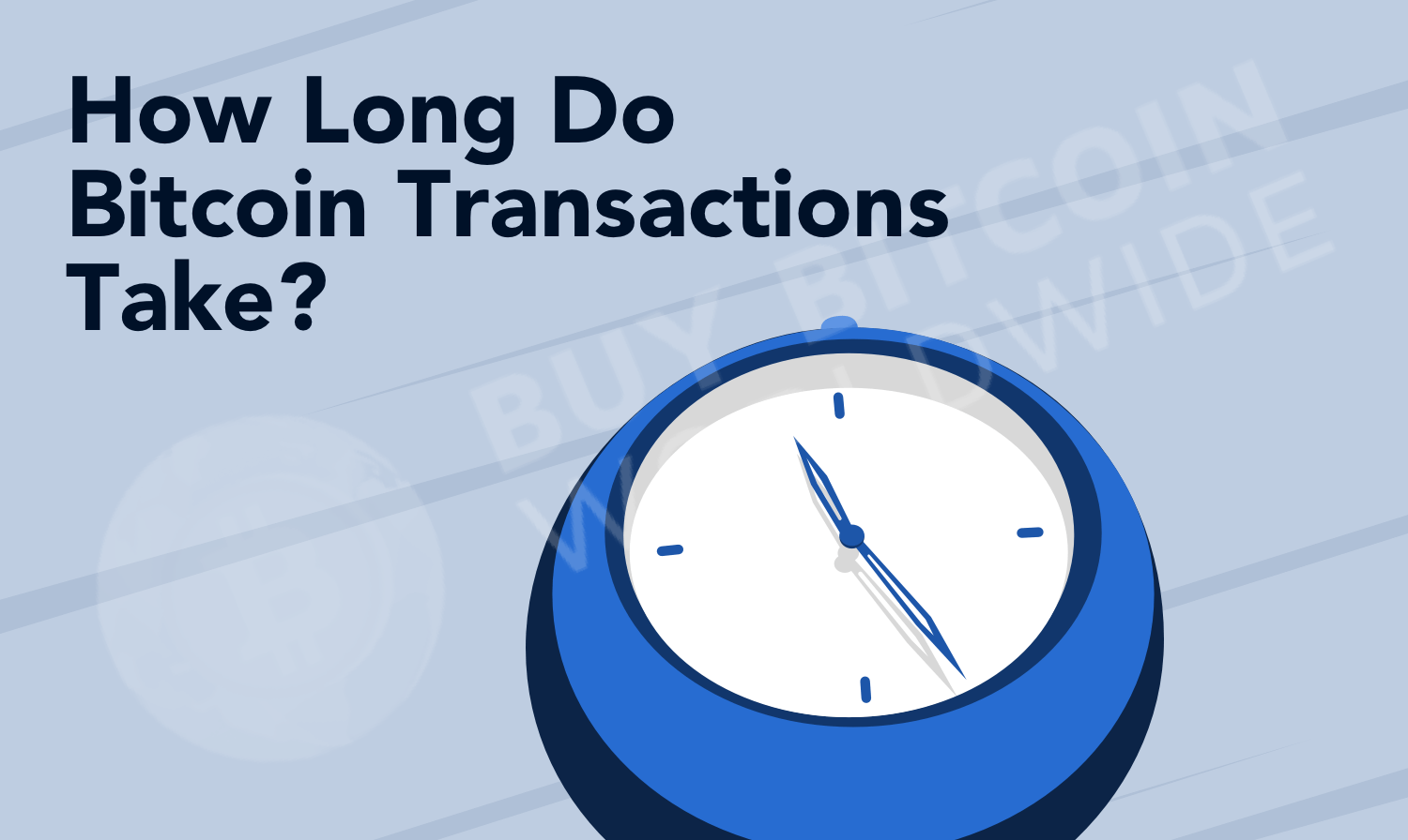 How Long Does A Bitcoin Transaction Take And Why?