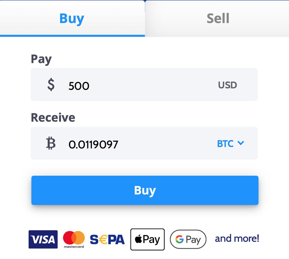 Buy Bitcoin with Credit or Debit Card | Buy BTC Instantly