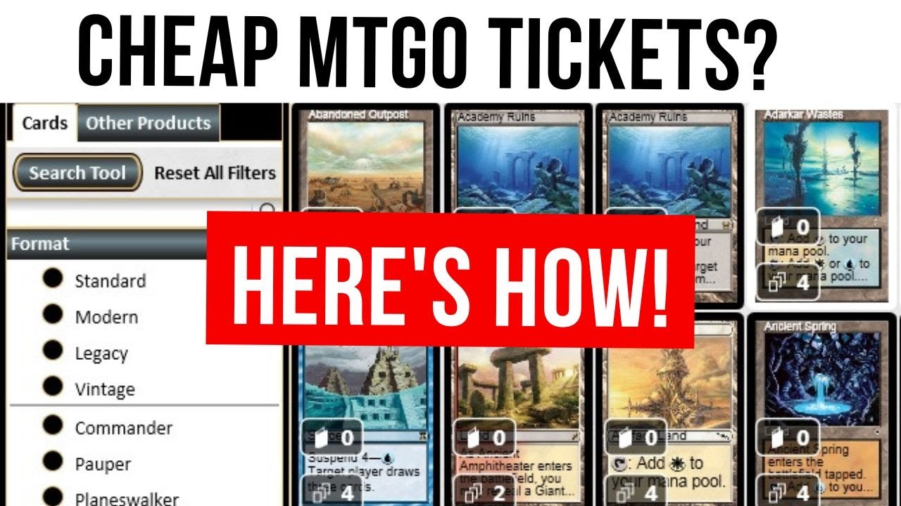 MTGOTickets: Magic the Gathering Online Event Tickets and Cards Shop