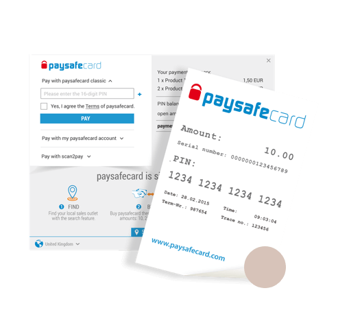 Buy paysafecard online | UK top up code from £10 | 1001fish.ru