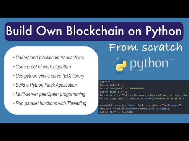 Constructing a Simple Blockchain using PYTHON - CUTTING EDGE VISIONARIES